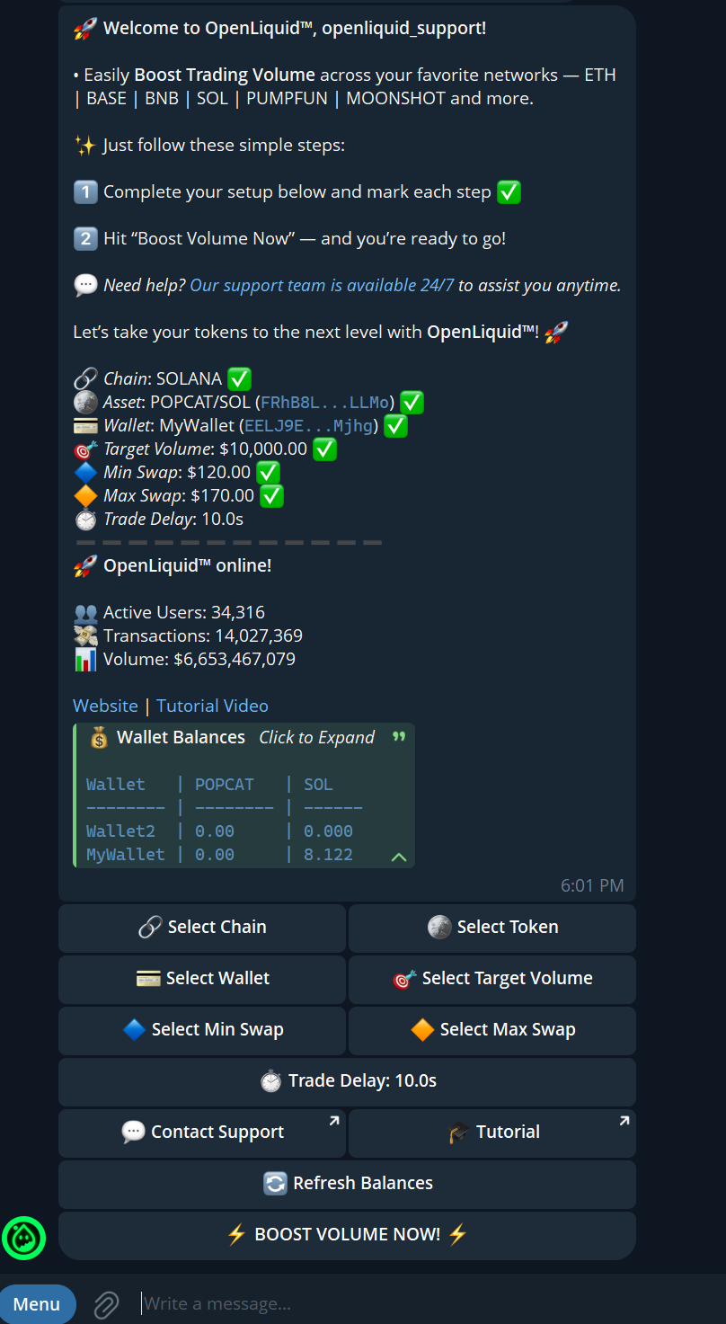 Open the bot